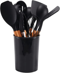 Kitchen Cooking Utensils Set, 12 Pcs Wooden